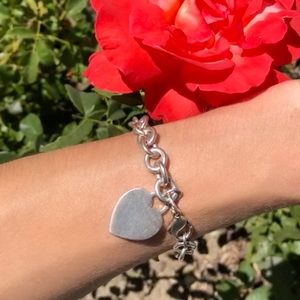 Tiffany & Co Heart Tag Charm Bracelet